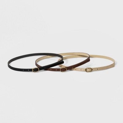 Women's 3pk Belt - Universal Thread™ | Target
