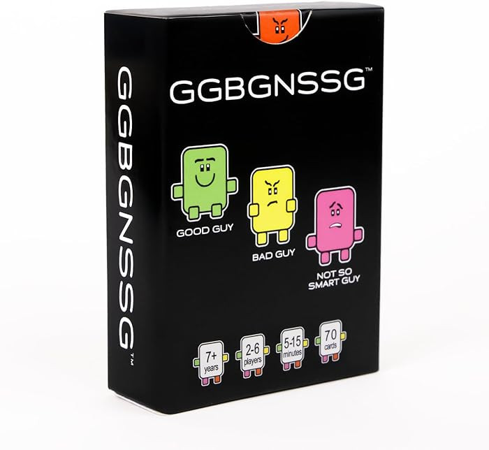 Good Guy Bad Guy Not So Smart Guy - Family Card Game - 2-6 Players - for Ages 7+ - Easy to Learn ... | Amazon (US)