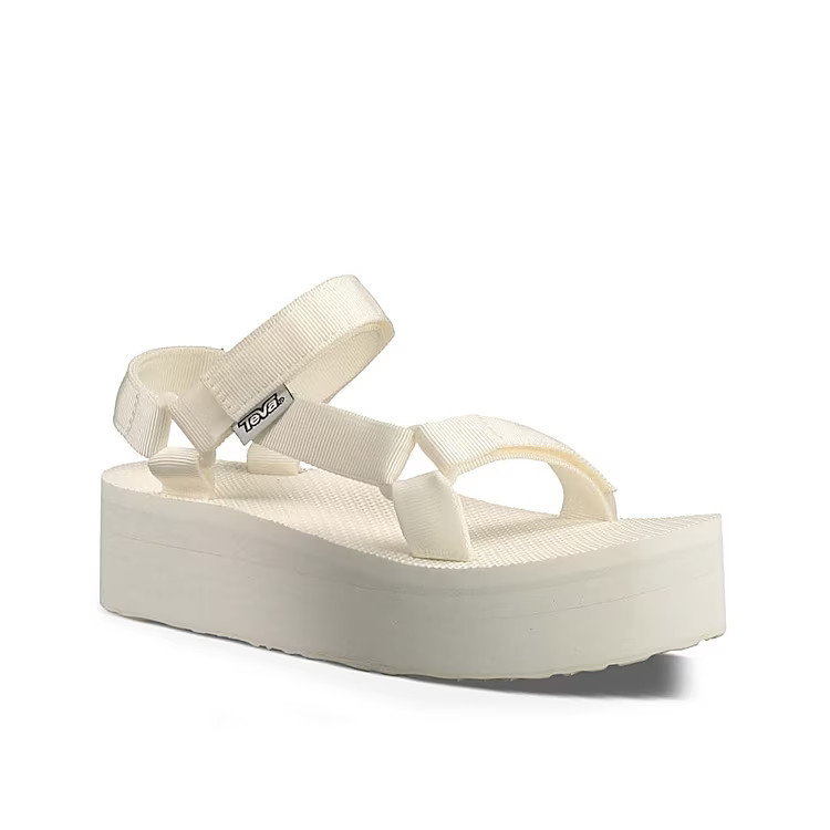 Teva Flatform Universal Platform Sandal | Women's | White | Size 9 | Sandals | DSW