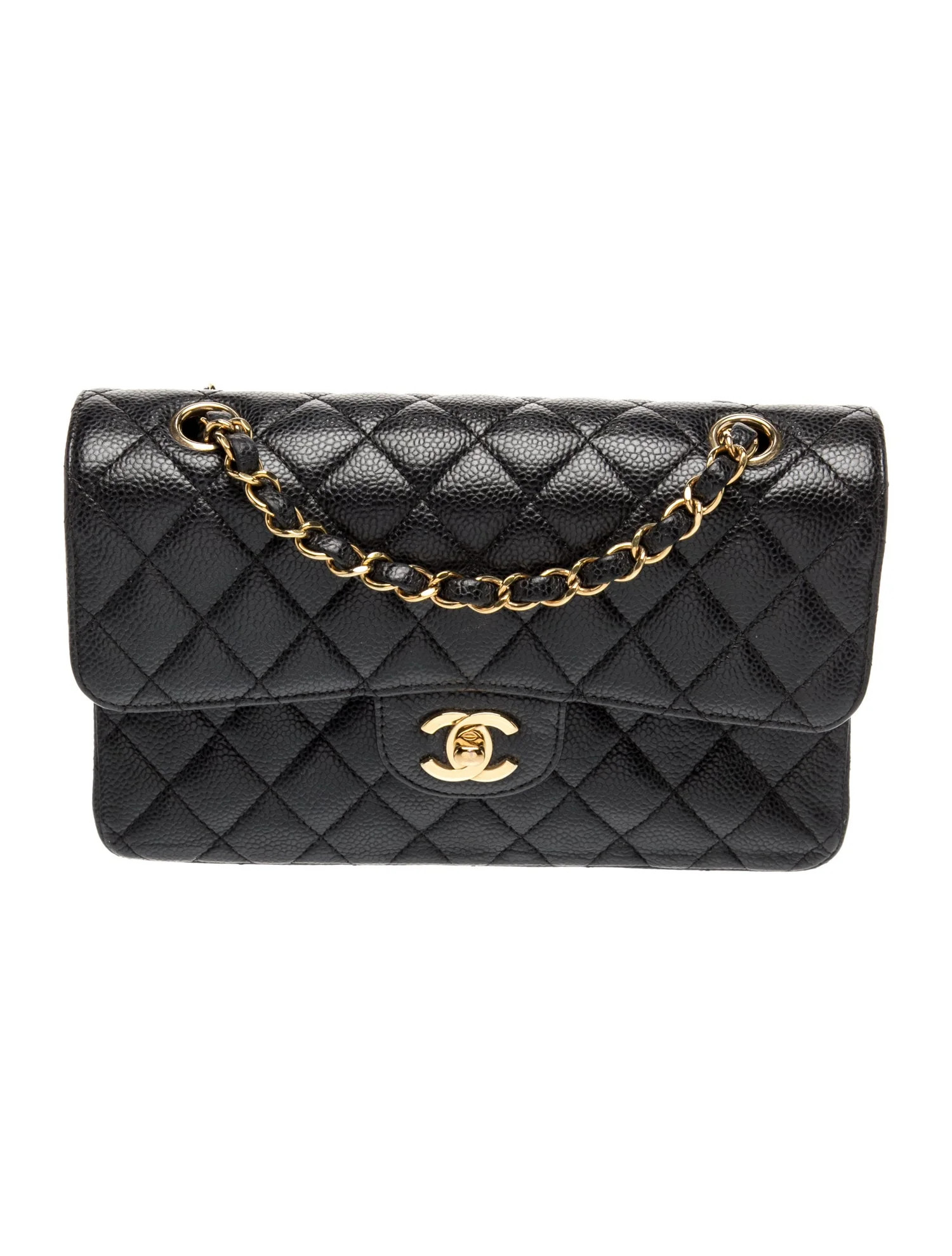 Chanel Classic Small Double Flap Bag - Black Shoulder Bags, Handbags - CHA1406708 | The RealReal | The RealReal