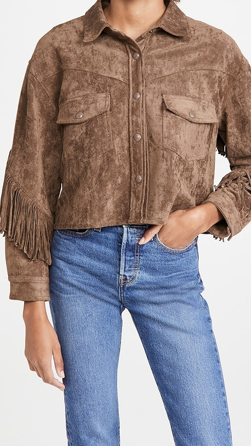 Hot Cocoa Fringe Jacket | Shopbop