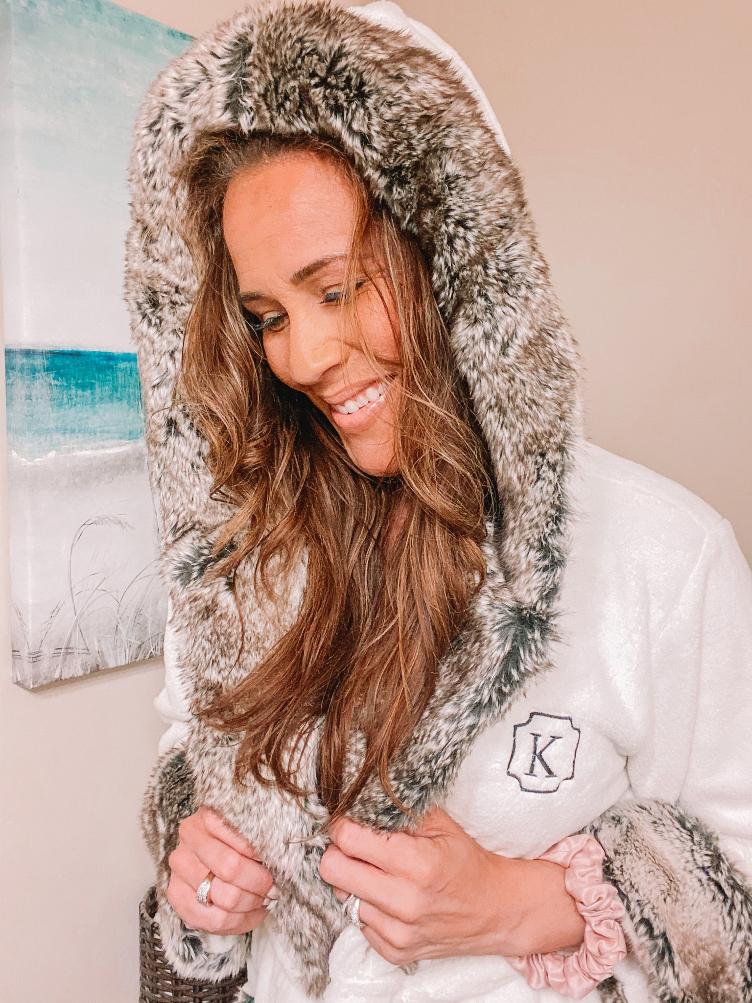 My plush robe that I love has been restocked! It feels so luxurious like a spa, gifts for her, gift idea, monogrammed robe, luxurious robe, monogramming adds such a special touch, I’m 5’10” wearing the size medium, @potterybarn #LaidbackLuxeLife

Robe: M

Hey Beautiful! Feel free to comment on this post if you have any questions! 🫶🏽

Follow me for more fashion finds, beauty faves, lifestyle, home decor, sales and more! So glad you’re here!! XO, Karma

#LTKHome #LTKGiftGuide #LTKStyleTip