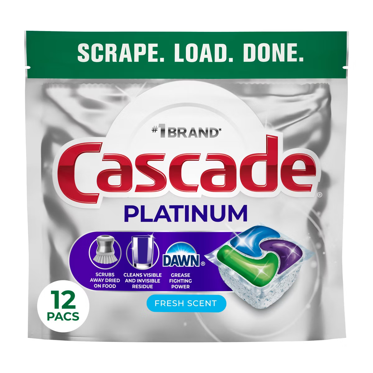 Cascade Platinum Action Pacs Dishwasher Detergent - Fresh | Target