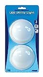 Prime Wire & Cable NLPLES2P Push Night Light with LED Lamp, 2-Pack | Amazon (US)