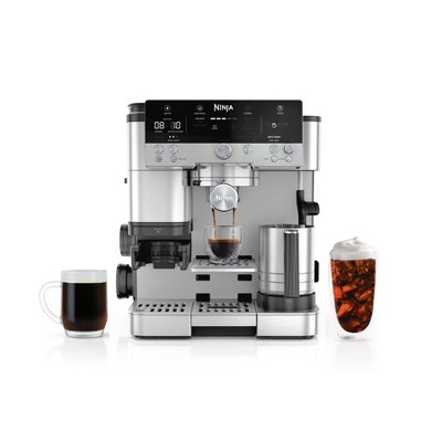 Ninja Luxe Café Premier Series 3-in-1 Espresso, Coffee and Cold Brew Machine Stainless Steel: Barista System, Frother | Target