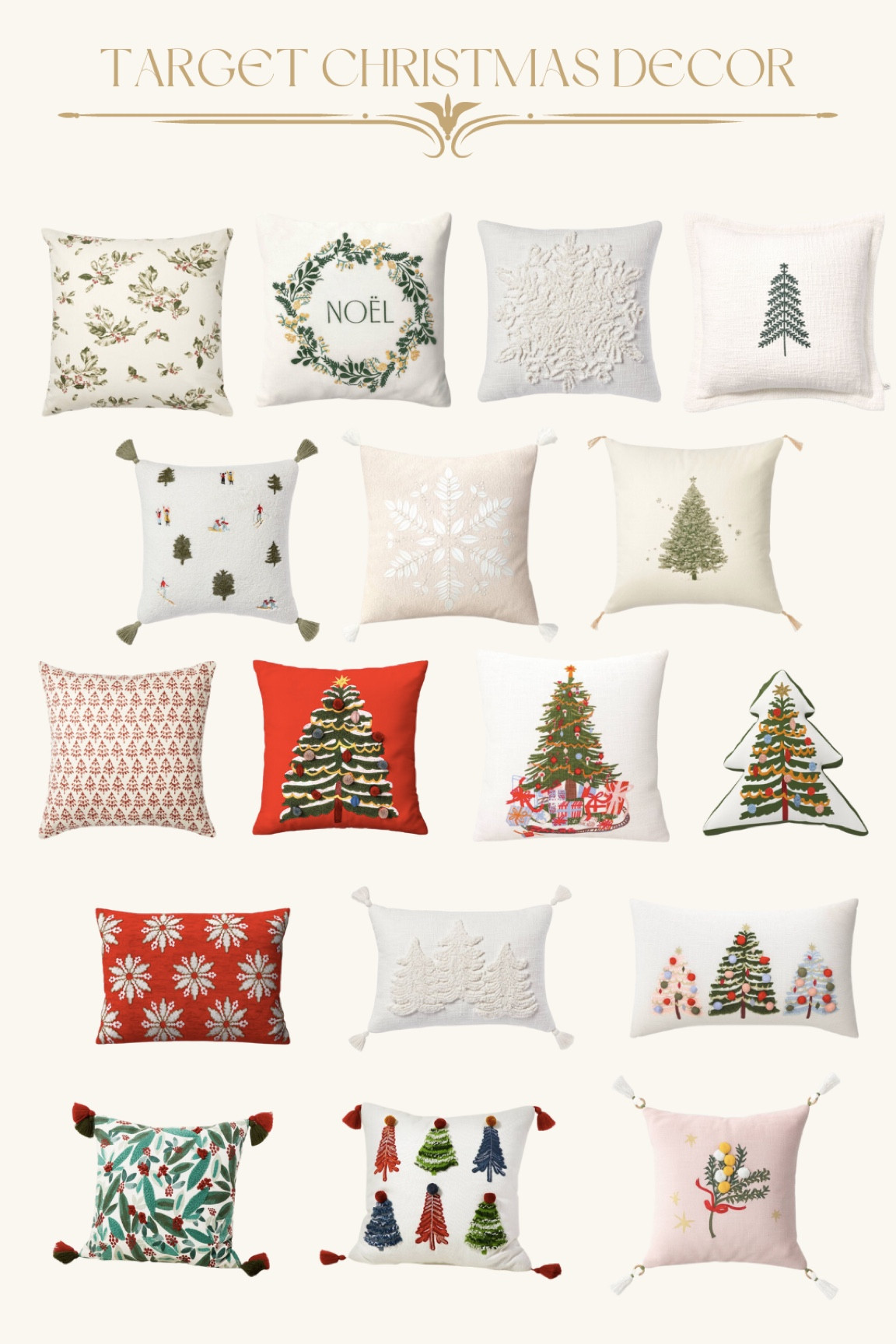 Target Christmas Pillows!

#LTKHoliday #LTKSeasonal #LTKhome