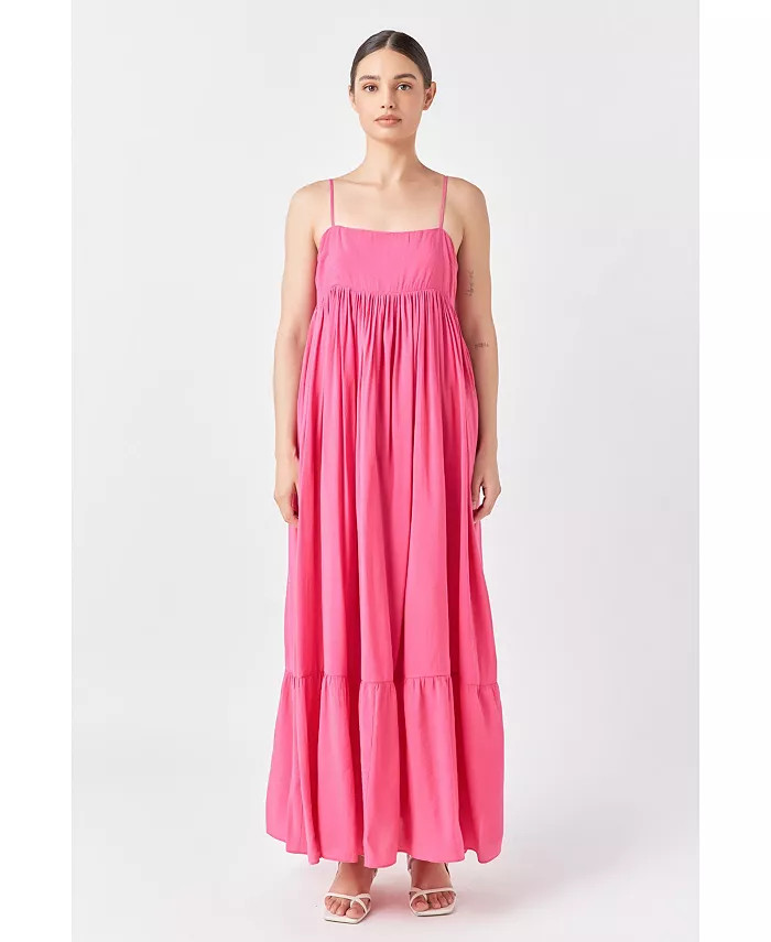 endless rose Women's Babydoll Maxi Dress - Macy's | Macy's