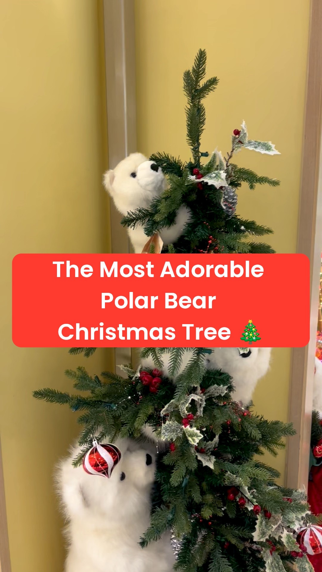 The most adorable polar bear Christmas Tree 🎄 Perfect addition to your holiday decor. It’s on the smaller side so I love the idea of it in a bedroom or small apartment. This is giving major luxury vibes. Find it linked here! #christmastree #Teddybeartree #luxuryfind @NeimanMarcus 

#LTKHome #LTKHoliday #LTKSeasonal