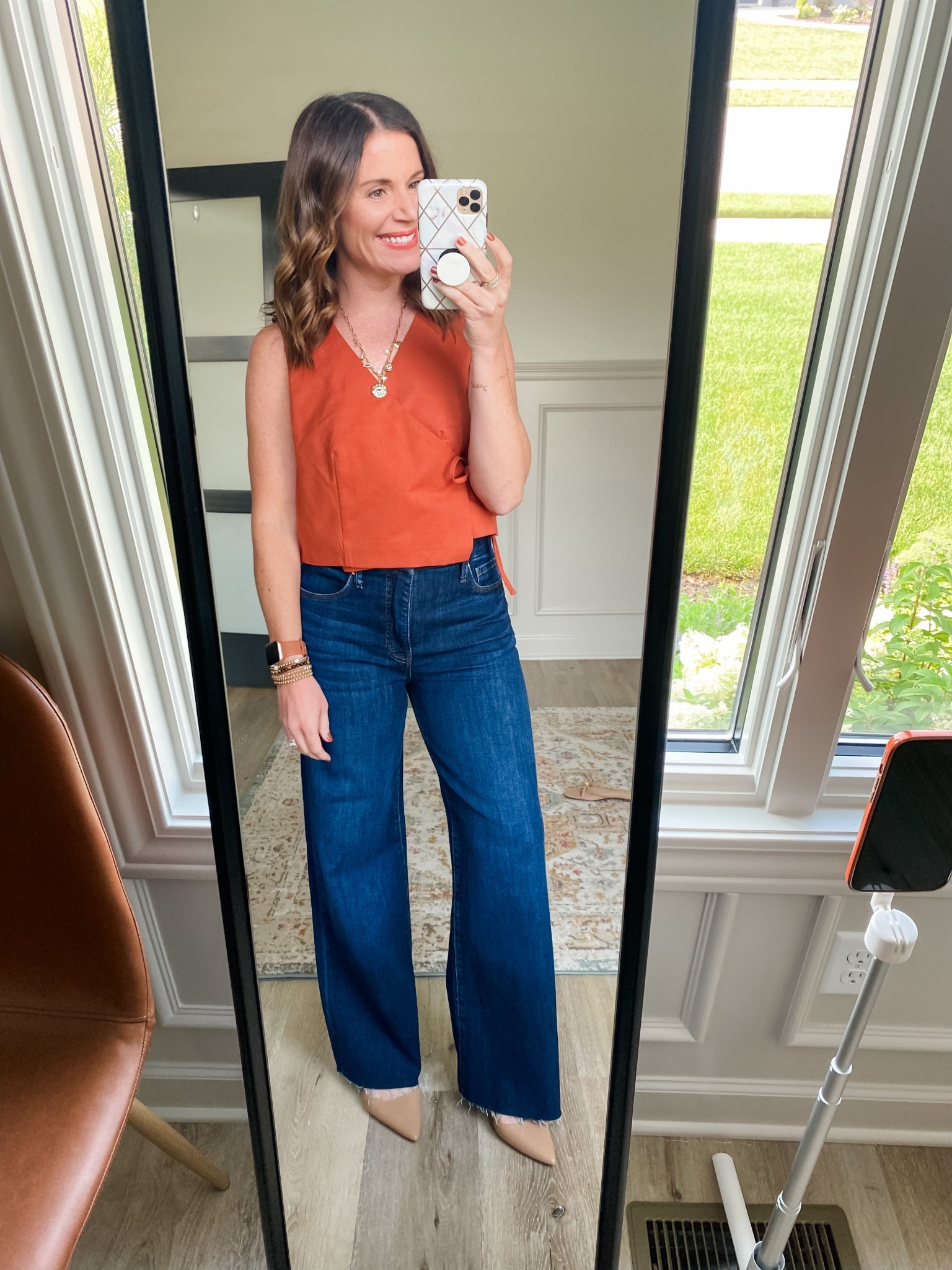 Rust Vest: XS
Jeans: 00
Shoes: 6.5

#LTKFindsUnder50 #LTKStyleTip #LTKPetite