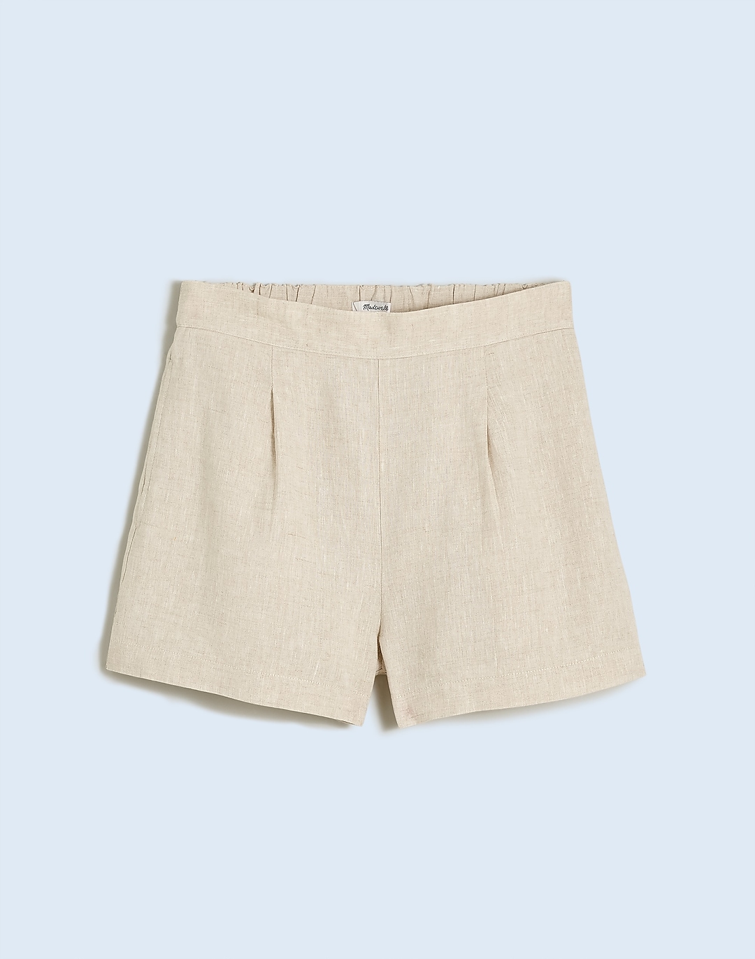 Clean Pull-On Shorts in 100% Linen | Madewell