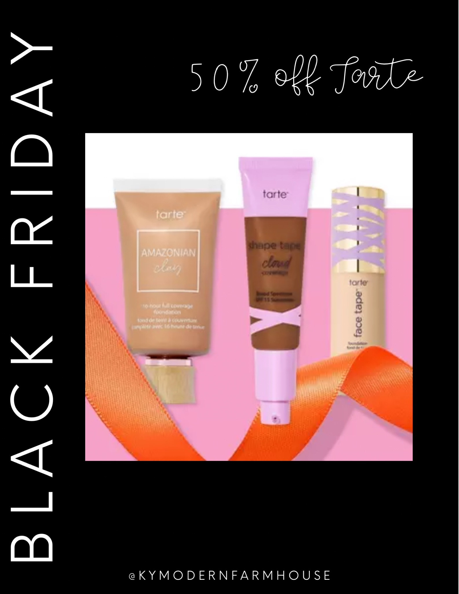 Black Friday 50% off Tarte 

#LTKbeauty #LTKGiftGuide #LTKsalealert