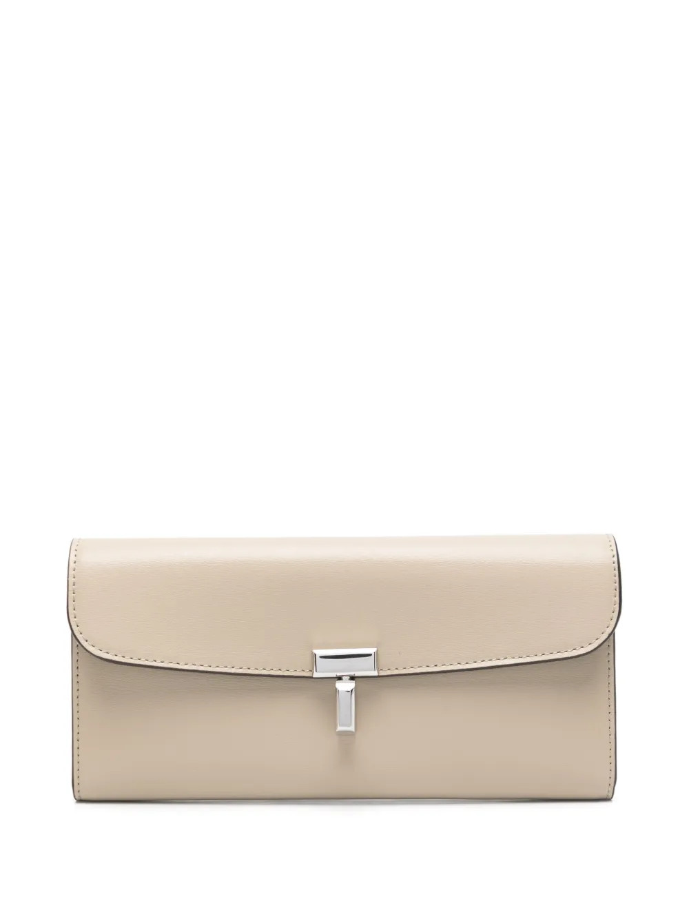 TOTEME T-lock Leather Wallet | Neutrals | FARFETCH | Farfetch Global
