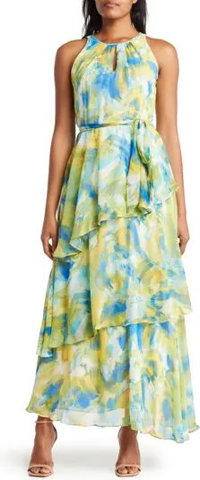 Keyhole Tiered Maxi Dress | Nordstrom Rack