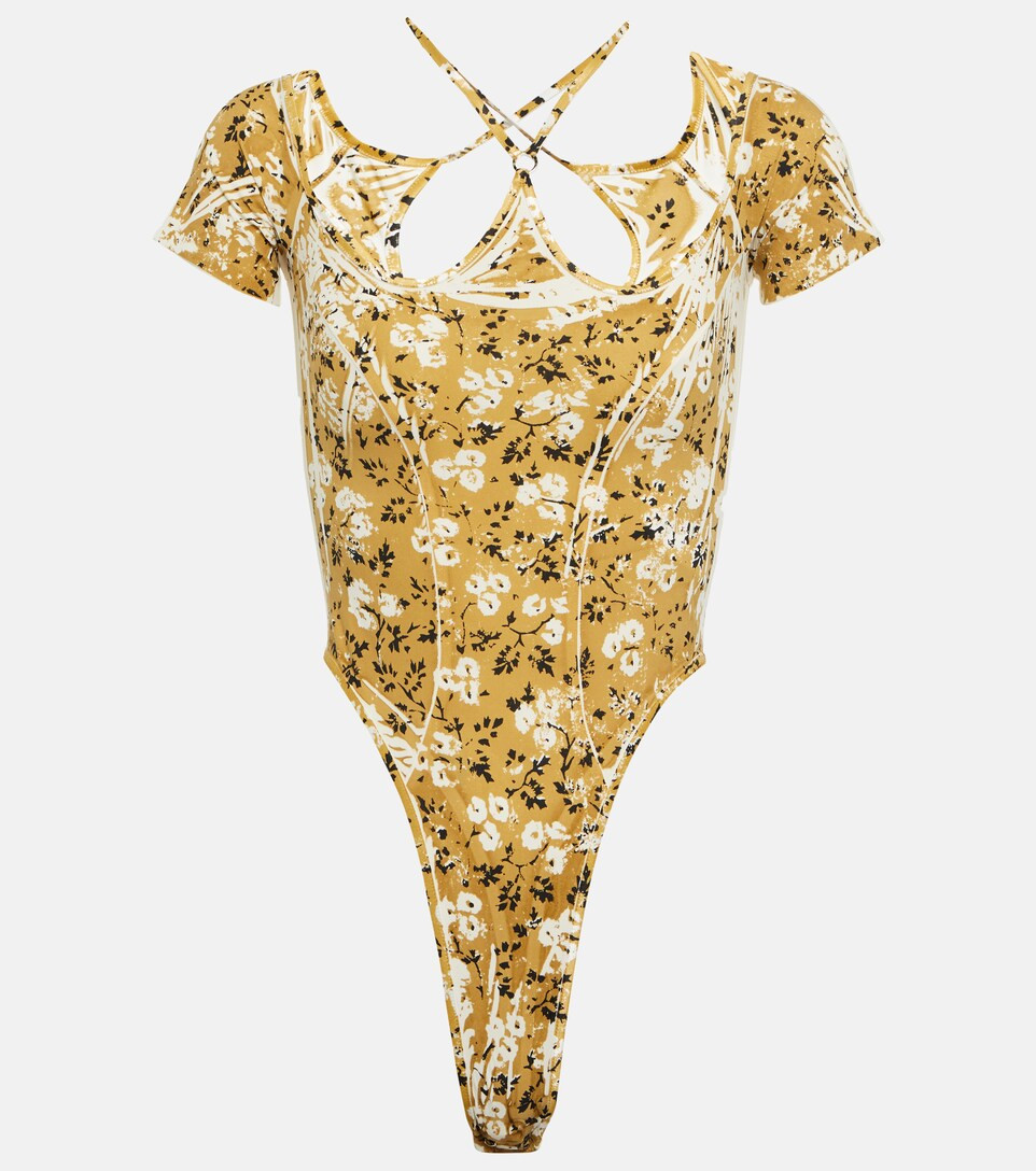 Printed halterneck bodysuit | Mytheresa (US/CA)