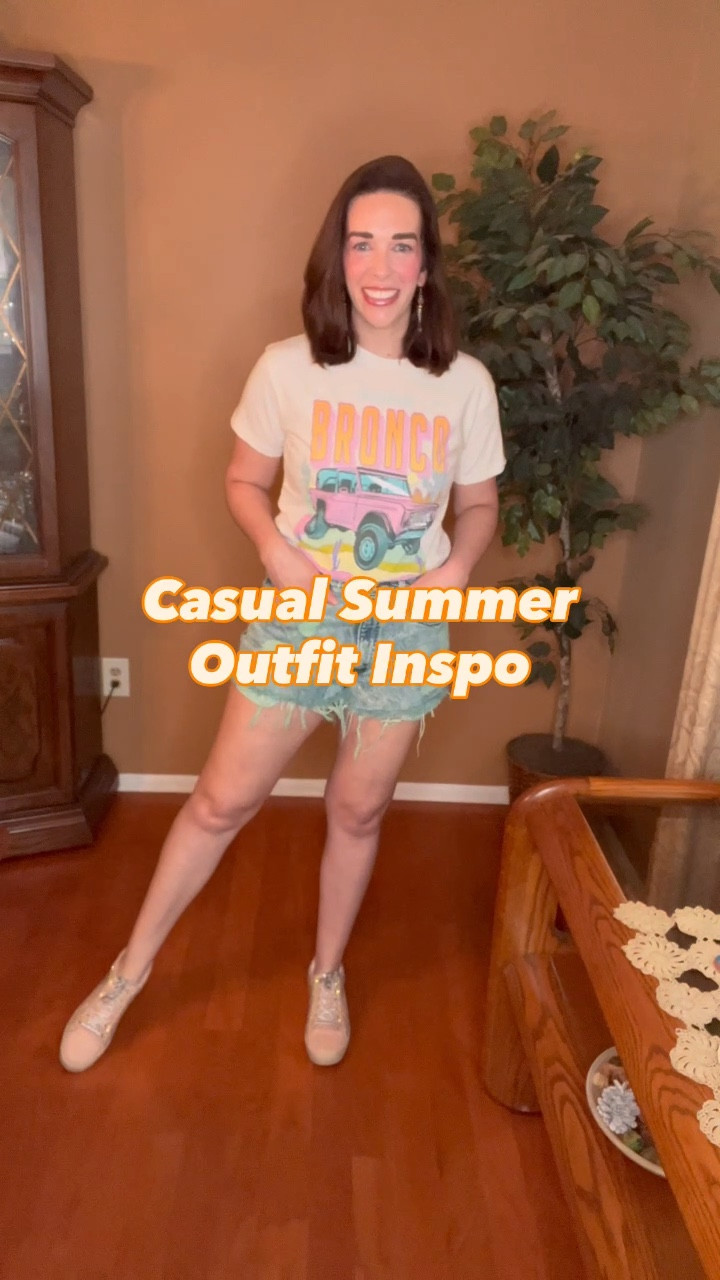 Ford Bronco graphic t-shirt (small). Levi’s vintage mid rise shorts (4). White slip on sneakers (8.5). #graphictshirt #tshirt #shorts #levisshorts #sneakers #whitesneakers #sliponsneakers #summeroutfit #fordbronco #midriseshorts #vintageshorts #levis Summer Outfit 
East Coast Summer

#LTKFindsUnder100 #LTKStyleTip

#LTKSeasonal