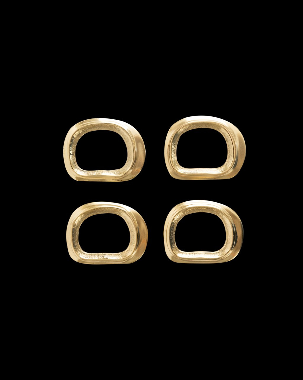 Gilford Brass Napkin Rings (Set of 4) | McGee & Co.
