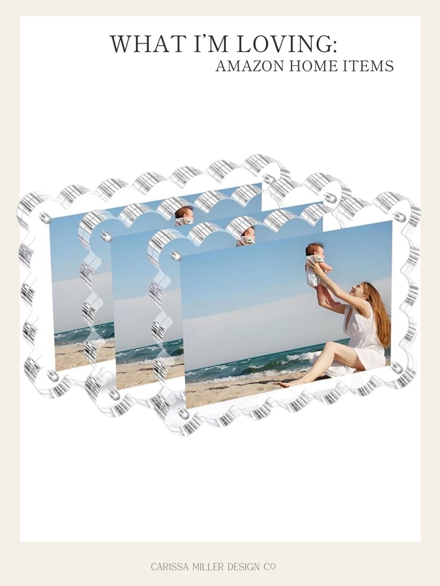 Scallops are so in right now. I need these frames!