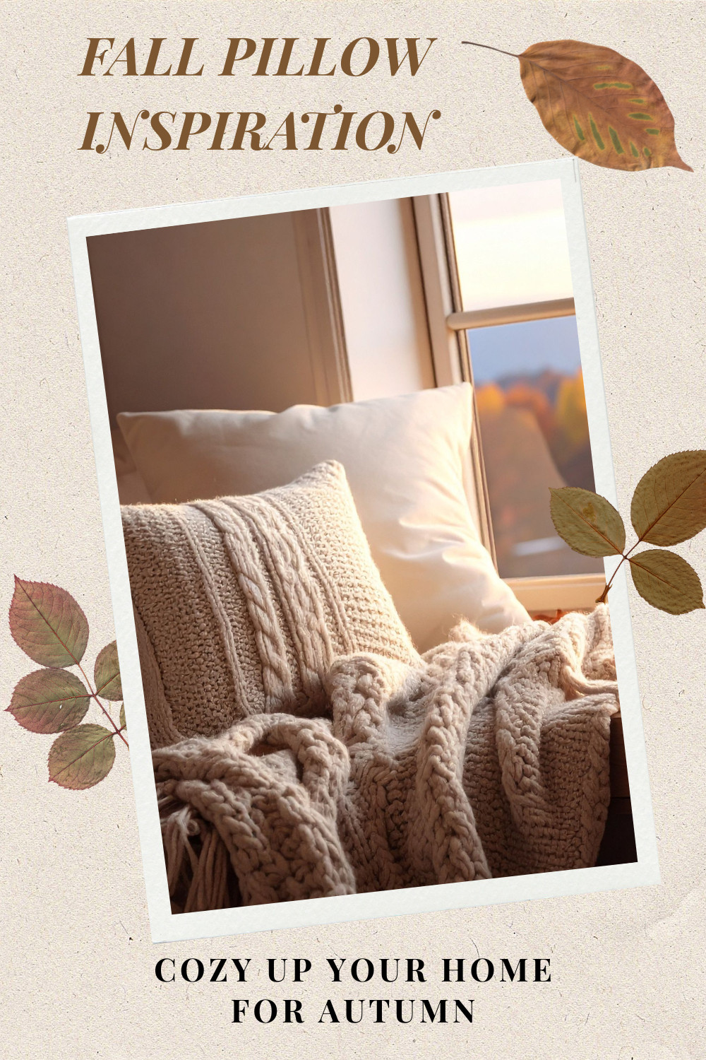Fall Pillow Inspiration to Cosy Up Your Home for Autumn 🍂

Bring warmth and comfort into your space this season with these fall pillow inspiration ideas. From soft neutrals and rich rust tones to layered textures and cosy fabrics, discover how to style your home for autumn with ease. Perfect for creating an inviting and stylish seasonal look.

fall pillow inspiration, autumn home decor, cosy home ideas, neutral fall decor, autumn interior design, seasonal styling, cosy living room ideas, textured pillows, warm tones, fall home inspiration, espresso brown, HM 

 

 

#LTKFindsUnder50 #LTKSeasonal #LTKHome