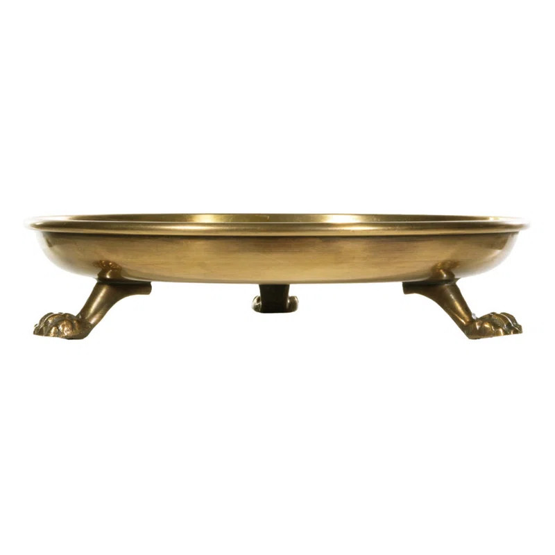 World Menagerie Brass Clawfoot Tray | Wayfair | Wayfair North America