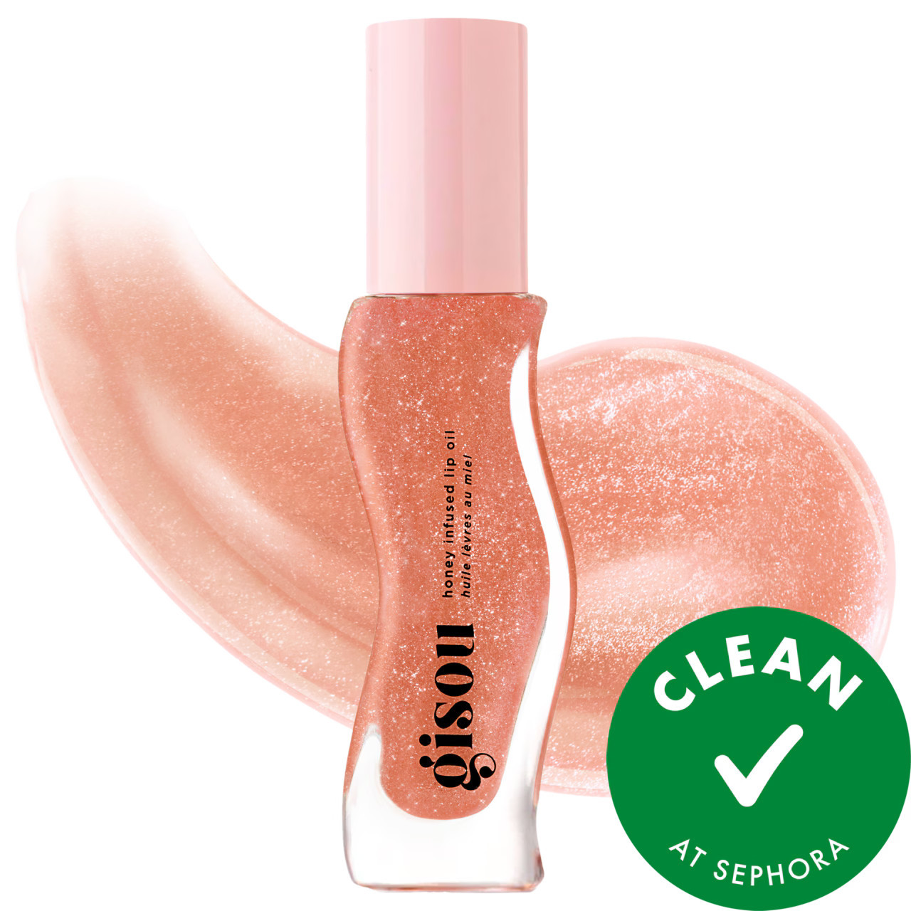 Gisou Honey Infused Hydrating Lip Oil Glazed Plum 0.27 oz / 7.9 mL | Sephora (US)