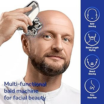 AidallsWellup Men’s 5-in-1 Electric Head Shaver for Bald Men - Head Shaver for Men - Anti-Pinch... | Amazon (US)