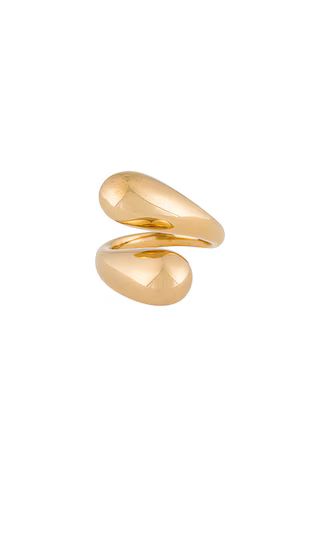 Twisted Dash Ring in Gold | Revolve Clothing (Global)