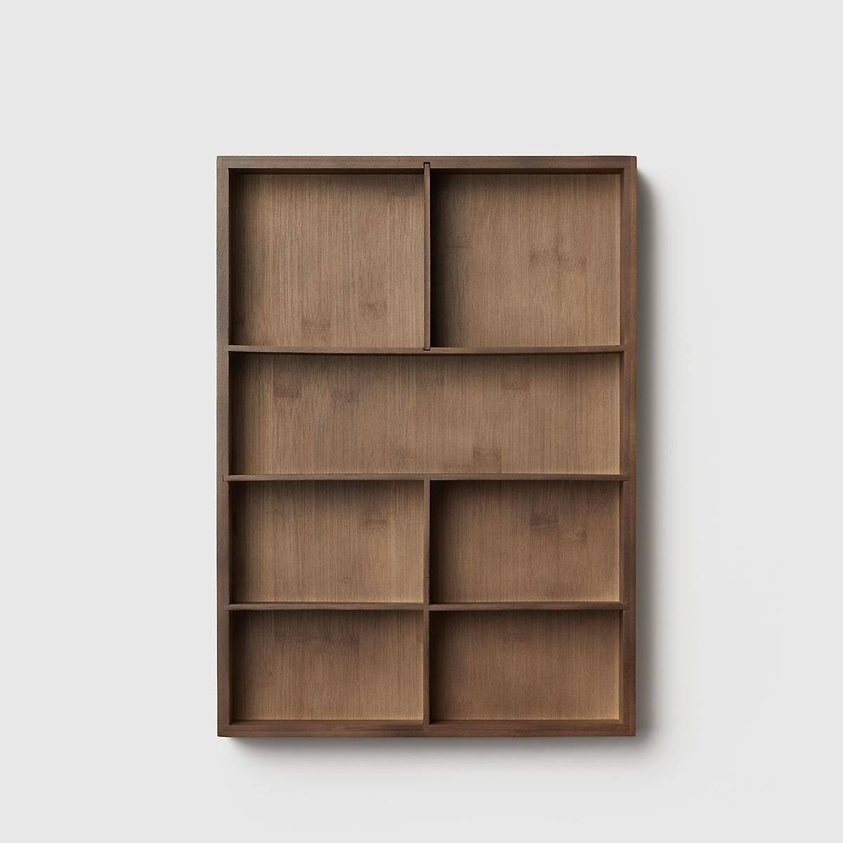 Marie Kondo Kocha Brown 7-Section In-Drawer Organizer | The Container Store