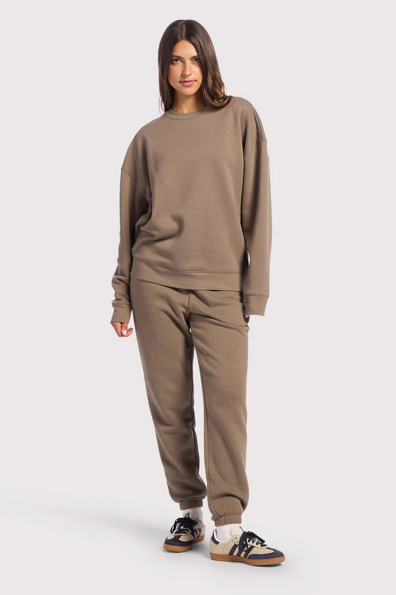 Vintage Fleece Crewneck | Mocha | Nuuds US