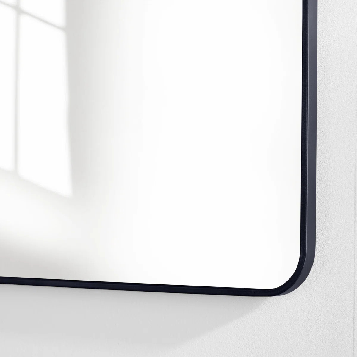Sabine Metal Rounded Rectangle Wall Mirror | Wayfair North America