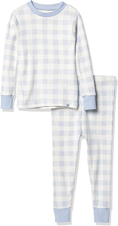 HonestBaby unisex-baby Organic Cotton 2-Piece Snug Fit Pajama Set | Amazon (US)