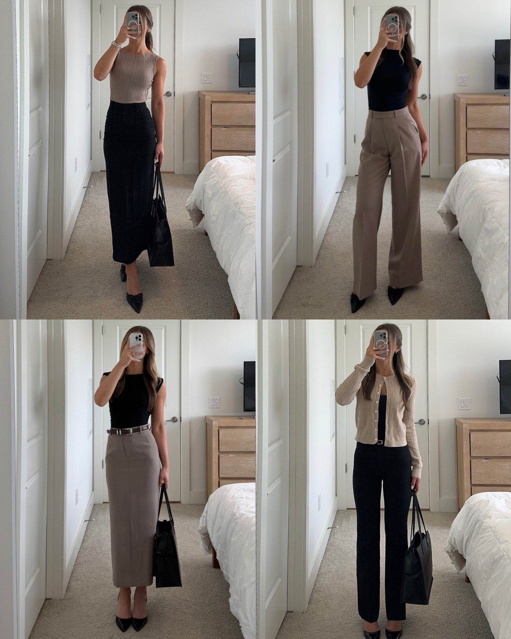 Beige + Black office outfit styling inspo 💼🖤

#LTKWorkwear