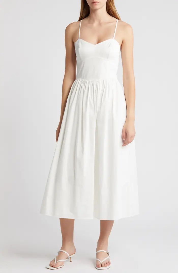 French Connection Florida Fit & Flare Midi Dress | Nordstrom | Nordstrom