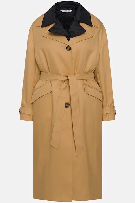 Trench Coat with Quilted Vest | Ulla Popken