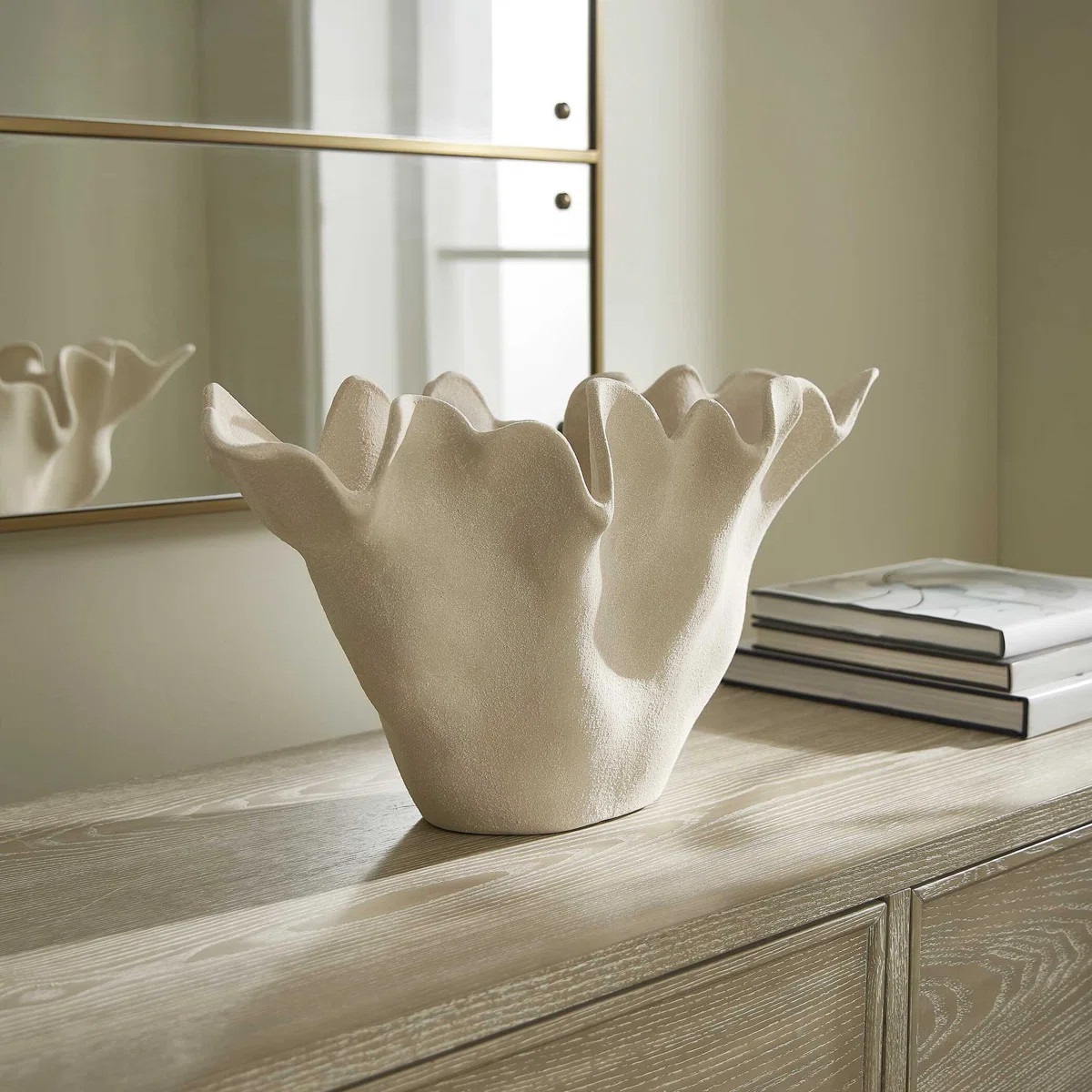 Uttermost Sand Dune Outdoor Ceramic Bowl | Wayfair North America