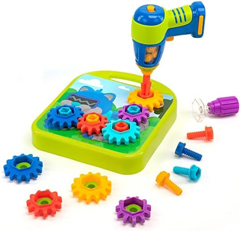 Educational Insights Design & Drill Gears Workshop - Construction Toys & Toddler Tools, Kids Tool... | Amazon (US)