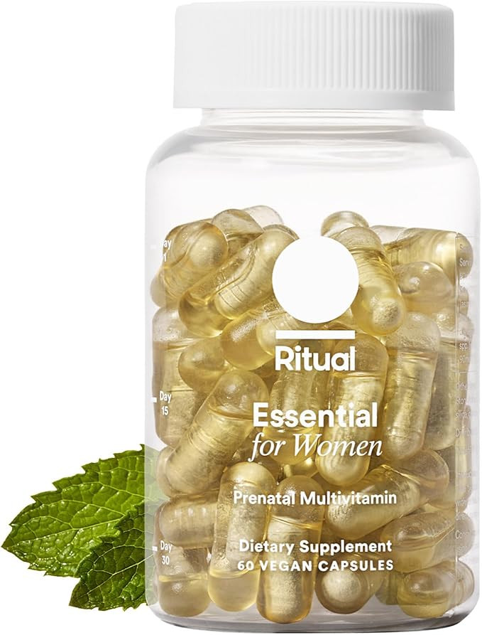 Ritual Prenatal Vitamins: Folate & Choline for Neural Tube Support, Omega-3 DHA for Fetal Brain D... | Amazon (US)