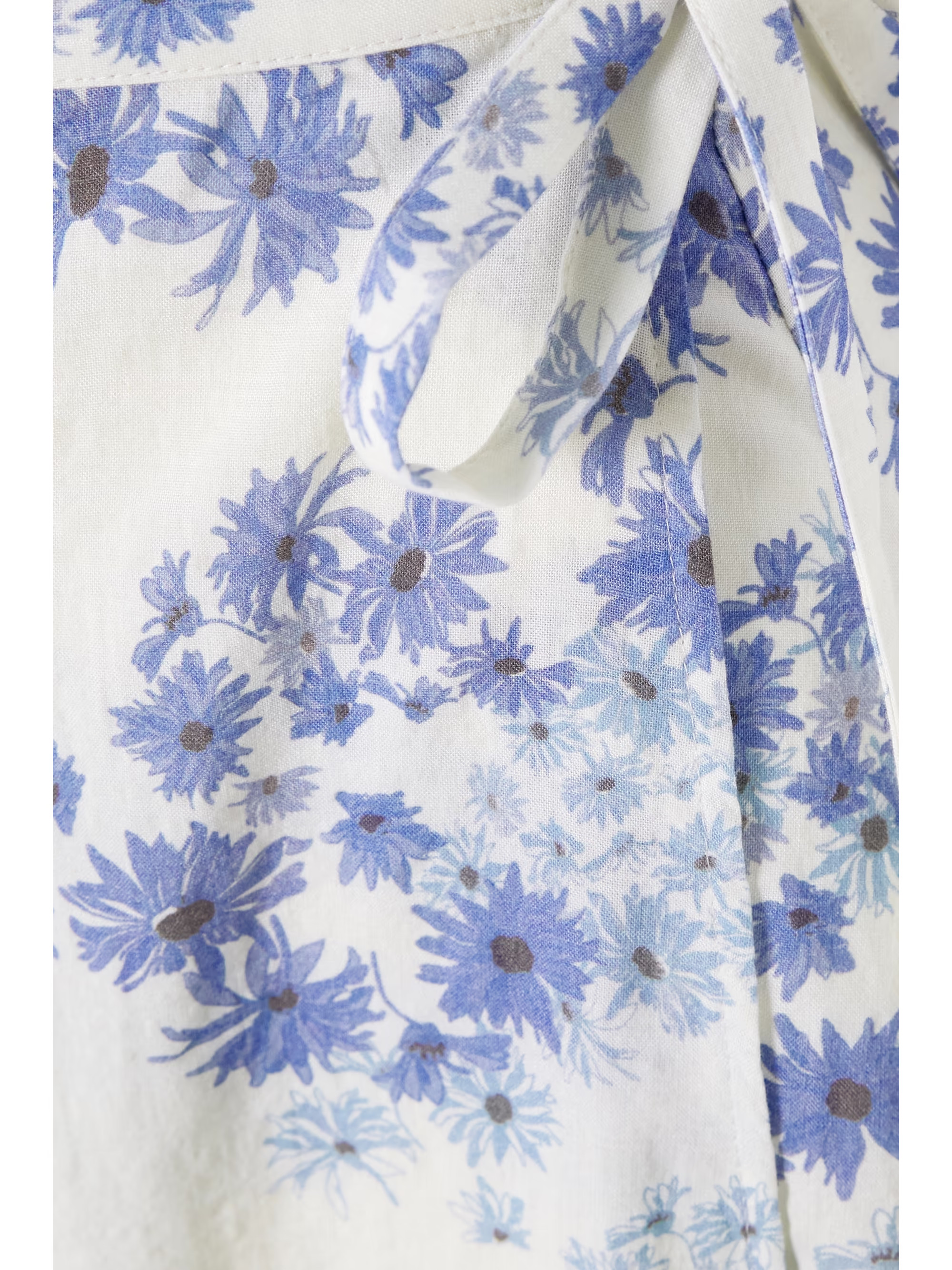 Vacation floral-print organic cotton and ECOVERO-blend wrap skirt | NET-A-PORTER (UK & EU)