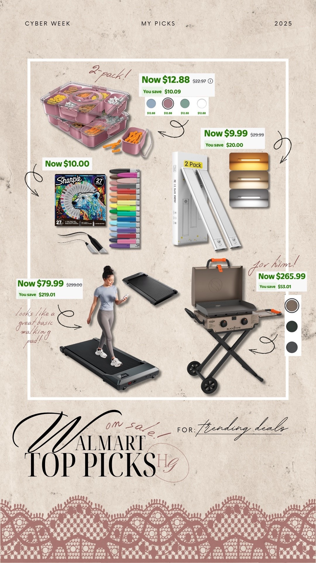 Scanned the Walmart cyber Monday deals & these are my top picks!! 🎄🎁✨love the portable Blackstone! 

Walmart cyber Monday / cyber week / on sale / walking pad / Holley Gabrielle 

#LTKGiftGuide #LTKHoliday #LTKCyberWeek