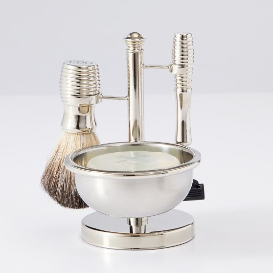 Silver Shaving Set | Mark and Graham