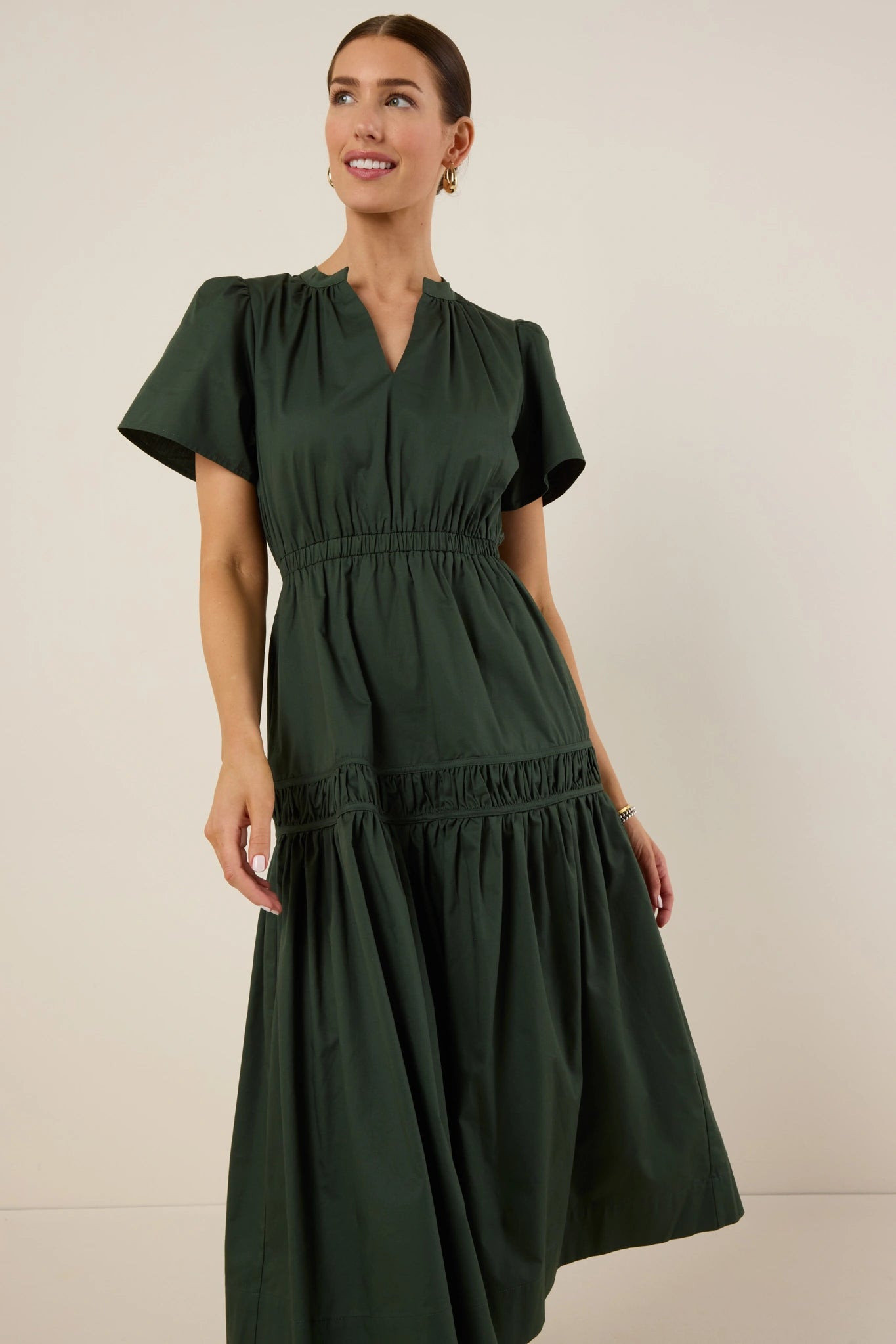 Valerie Dress- Olive | Avara