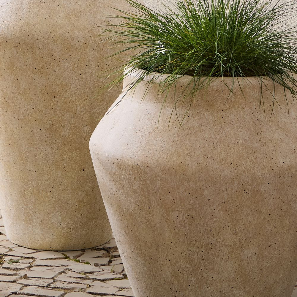 Venti Geo Ficonstone Indoor/Outdoor Planters | West Elm (US)