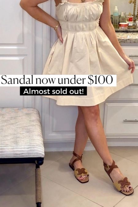 Sandal
Sandals
Dress
Summer outfit 
Summer dress
Vacation outfit
Vacation dress
Date night outfit
#Itkseasonal
#Itkover40
#Itku
 #ltkfindsunder100 #ltkshoecrush #ltkstyletip