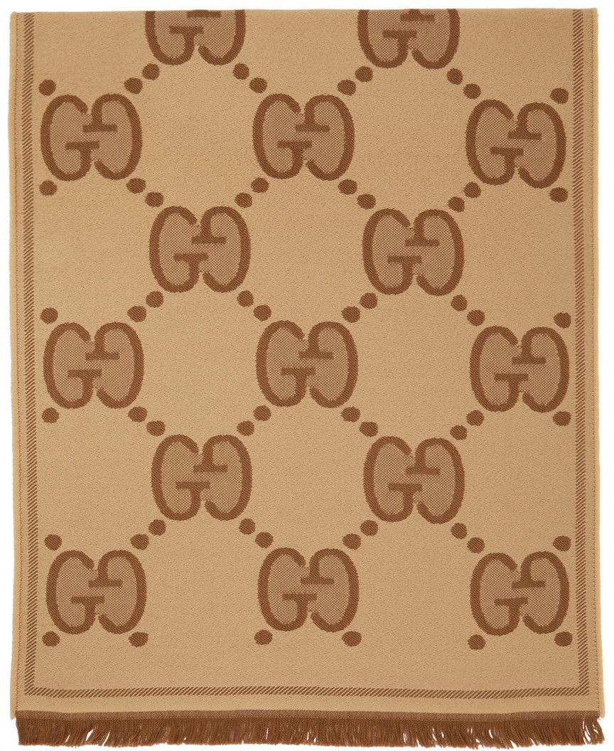 Beige Lady Nest Lux Scarf | SSENSE