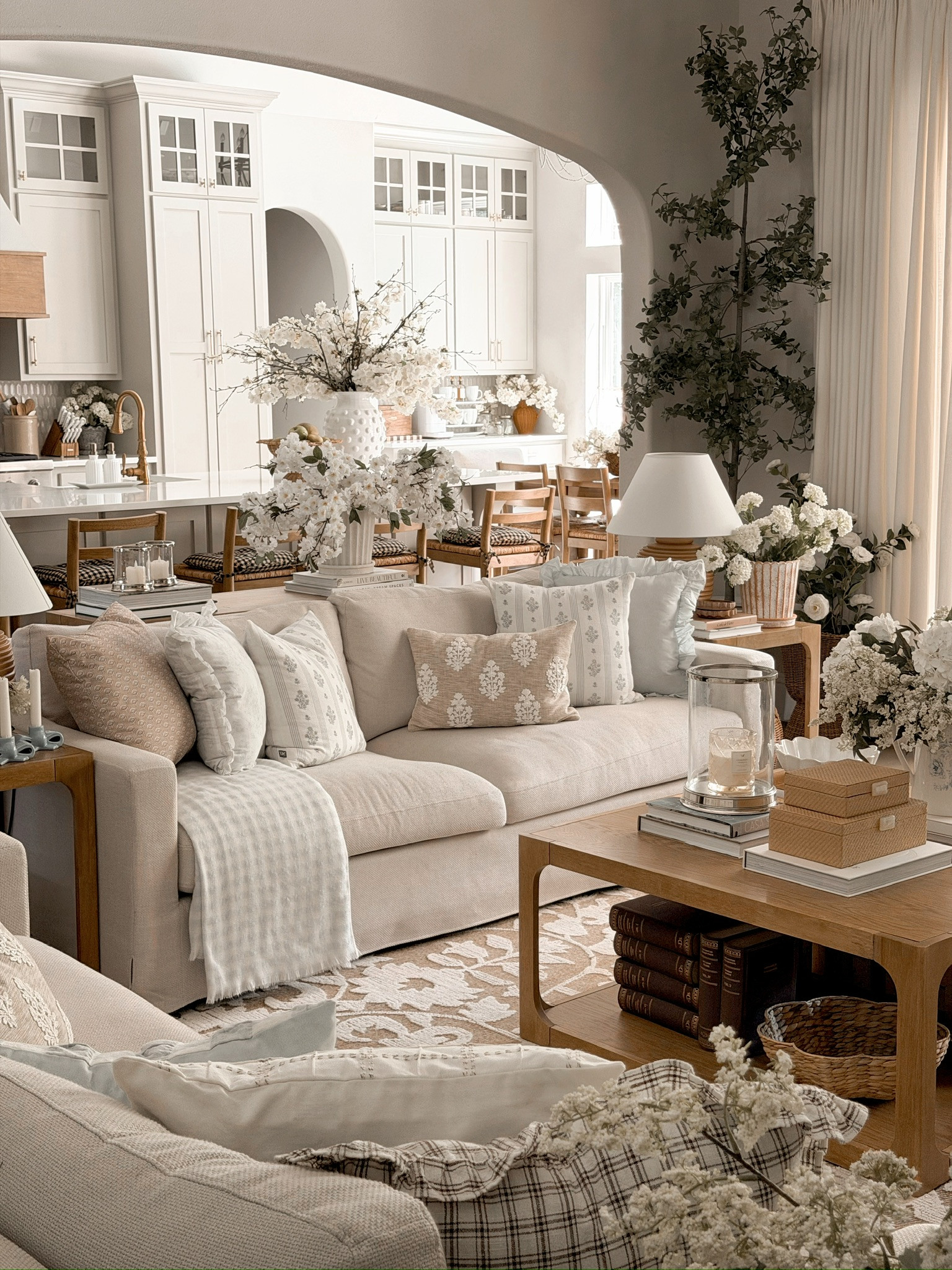 Our new pillow collection + some of our iconic furniture pieces are really showing off in our living room right now!  

 #LTKSeasonal #LTKHome