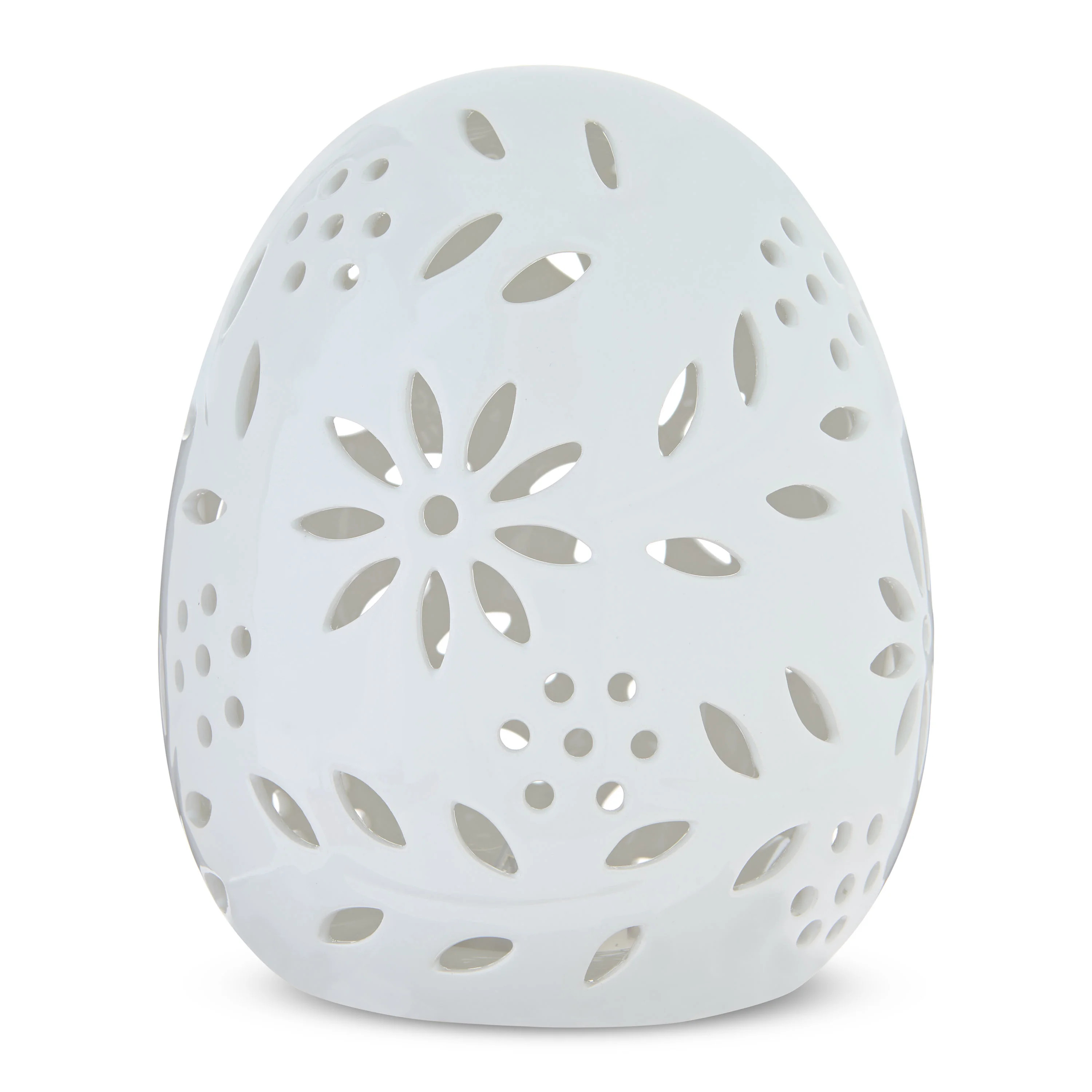 Large Light-Up Ceramic Egg Decoration, White, Easter by Way To Celebrate | Walmart (US)