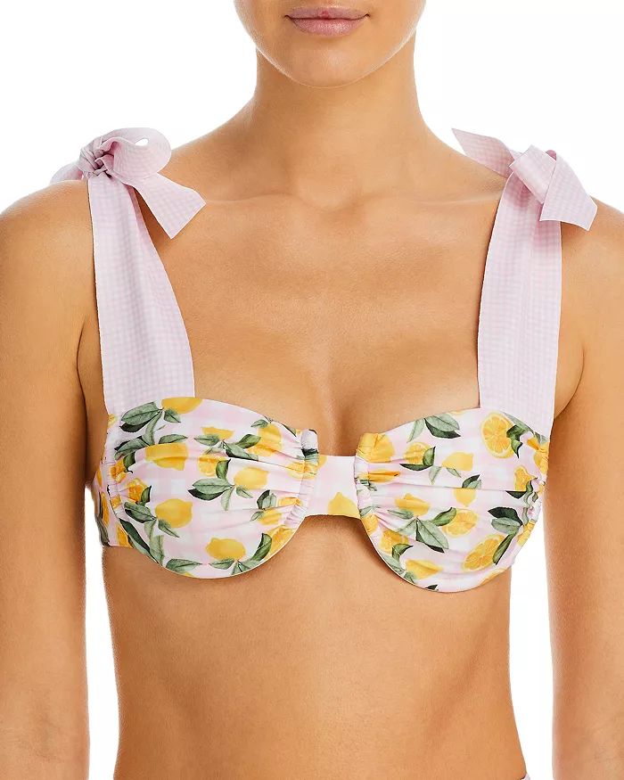 Lina Lemon Vichy Underwire Bikini Top | Bloomingdale's (US)