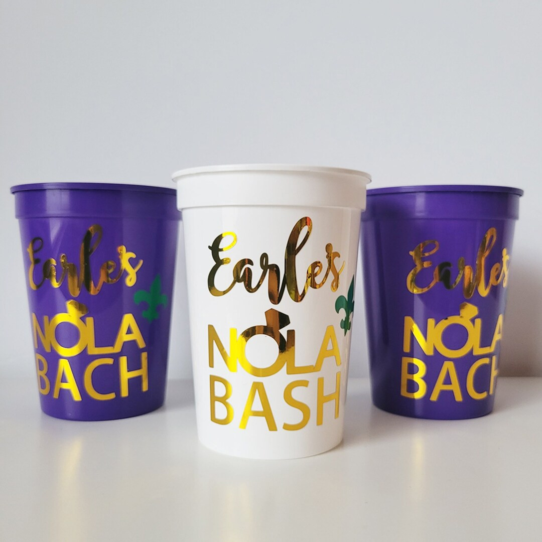New Orleans Bachelorette Party Cups Personalized NOLA Bride - Etsy | Etsy (US)