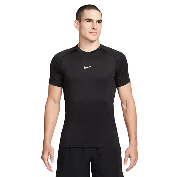 Men's Nike Pro Dri-FIT Slim Fitness Compression Shirt Medium Black/White | Scheels
