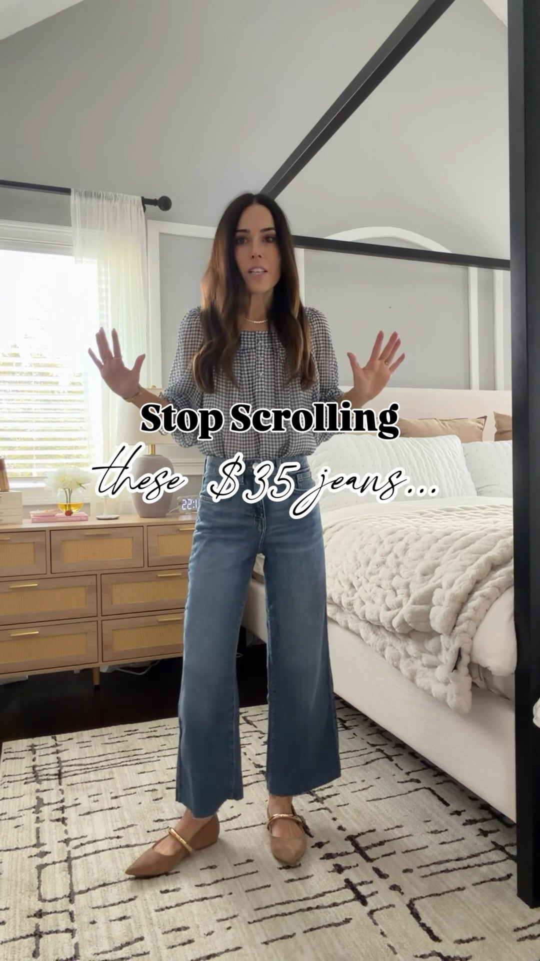 🚨 Stop scrolling because these jeans are $35.

💌 type “JEANS” and I’ll send you the link!

And I’m not exaggerating when I say they feel SO good. The denim is soft, the fit is really flattering, and they honestly look like they should cost way more.

Wide leg, easy to style, and one of those pairs you’ll keep reaching for with sweaters, tees, sneakers… everything.

Finding jeans this good for $35 feels illegal 🤌🏻
🔗


#LTKmomlife #LTKSeasonal #LTKOver40