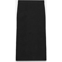 Zara - Knit Midi Skirt - Black - S - Woman | Zara US